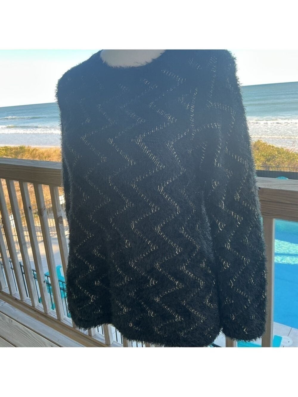 Chico's Textured Holiday Sweater - Picture 9 of 12